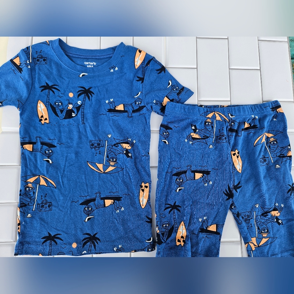 nwot Carter's Beach Sloth Set